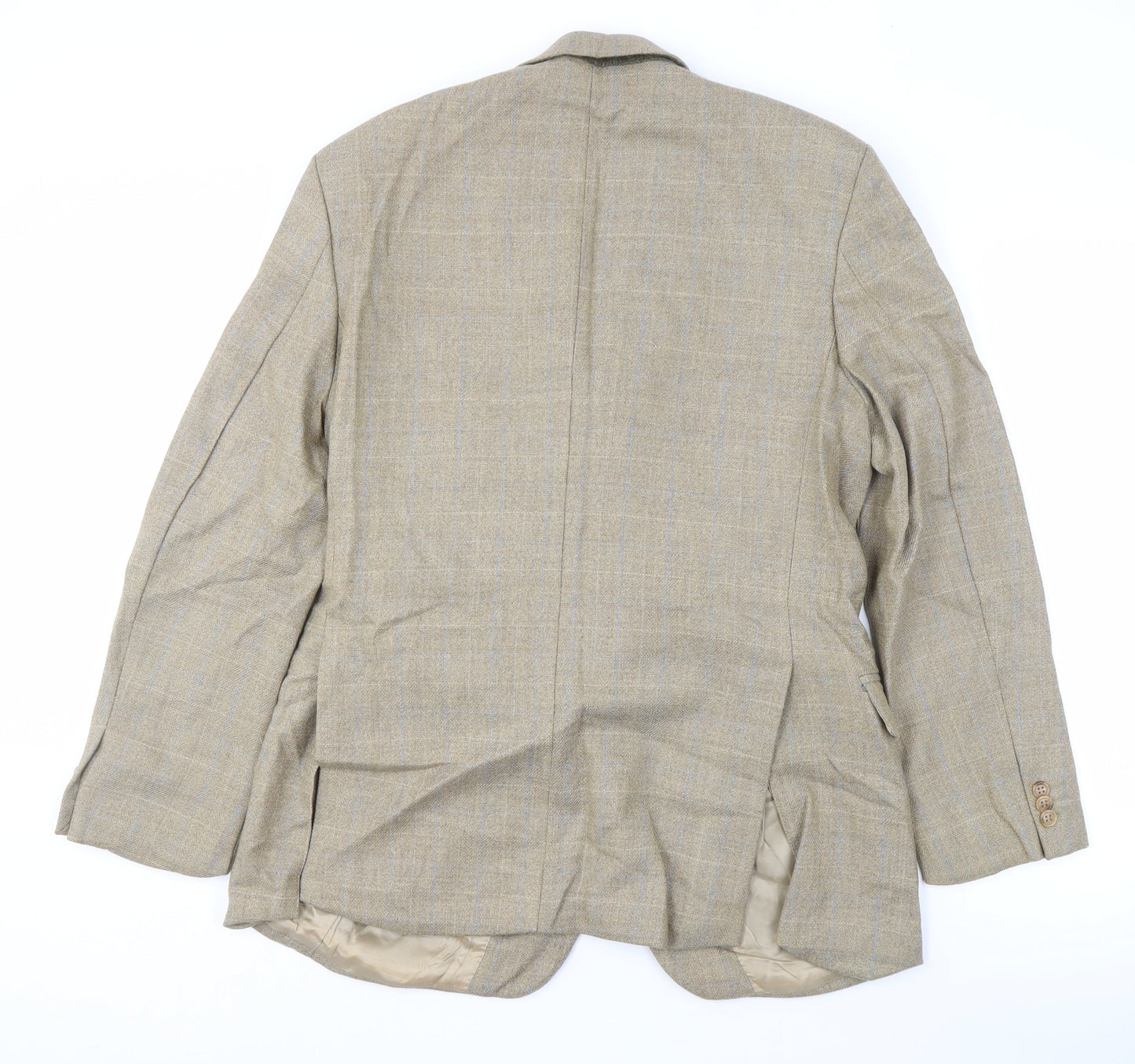 Mens UK Size 38 Brook Taverner Regular Beige Suit Jacket
