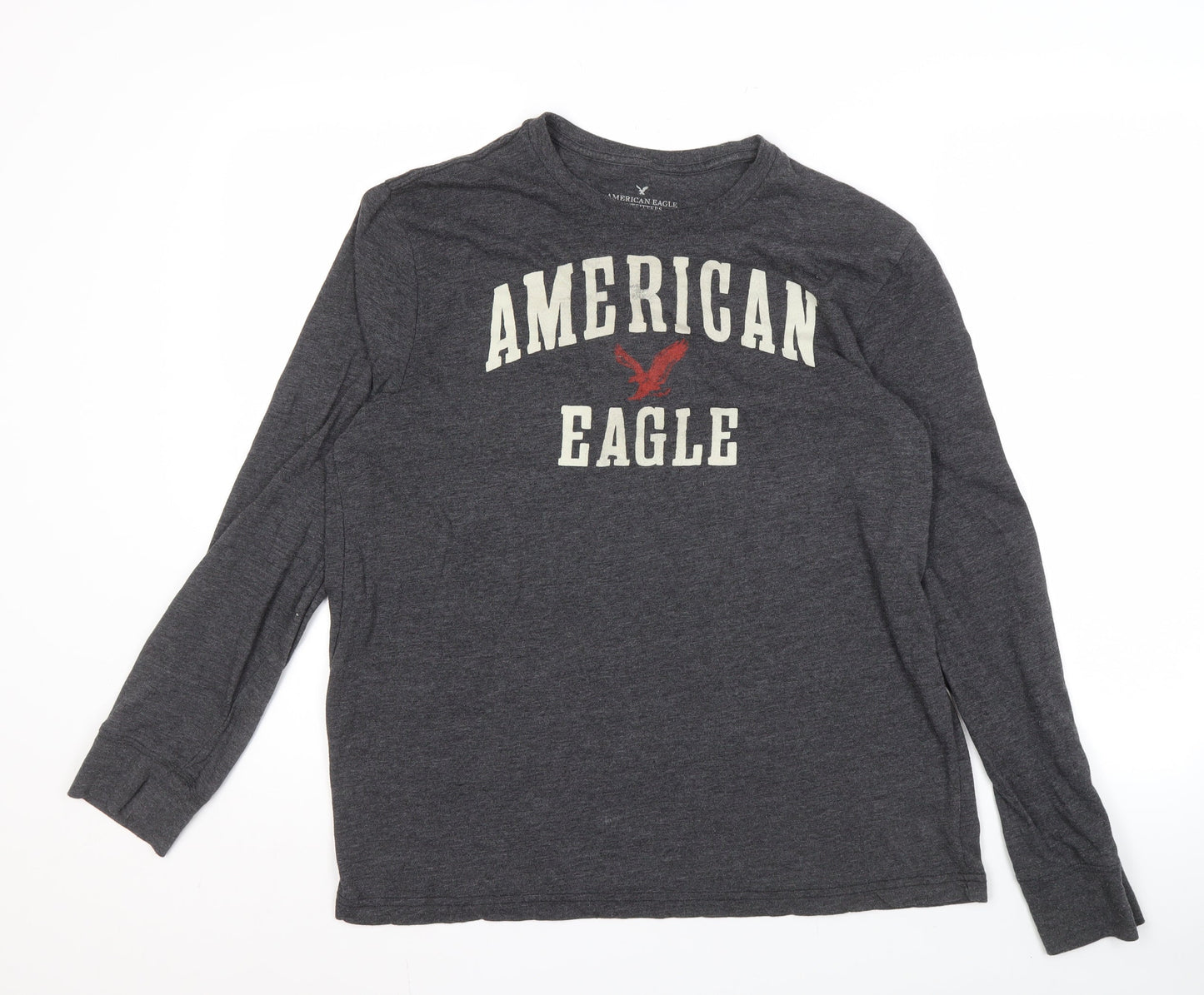 Mens UK Size L American Eagle Grey  T-Shirt