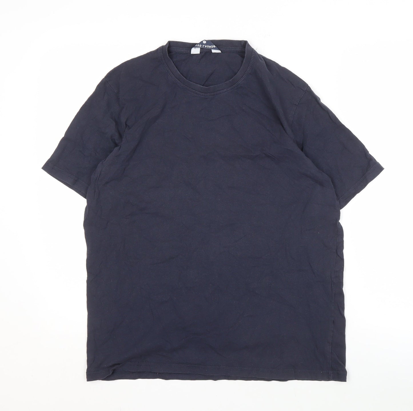 Tokyo Laundry Men's Blue Crew Neck T-Shirt Size L