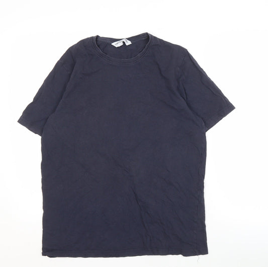 Tokyo Laundry Men's Blue Crew Neck T-Shirt L