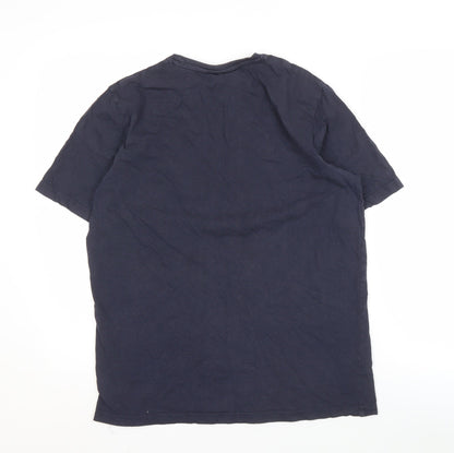 Tokyo Laundry Men's Blue Crew Neck T-Shirt L