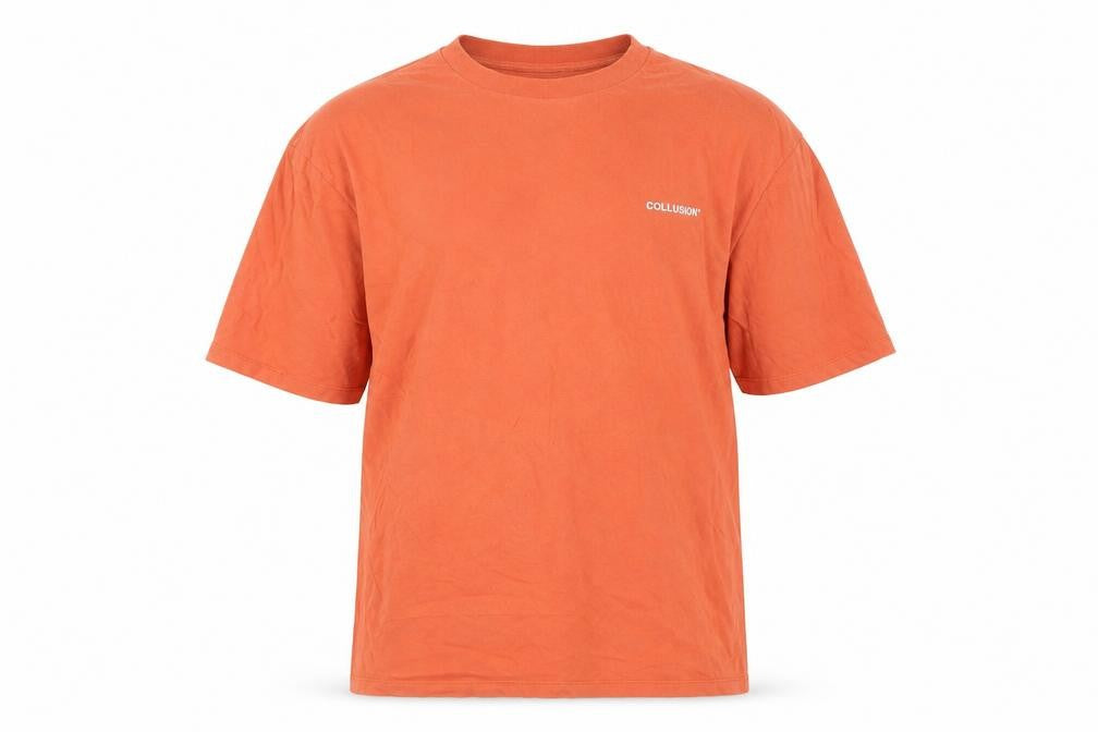 Mens UK Size L COLLUSION Orange  T-Shirt