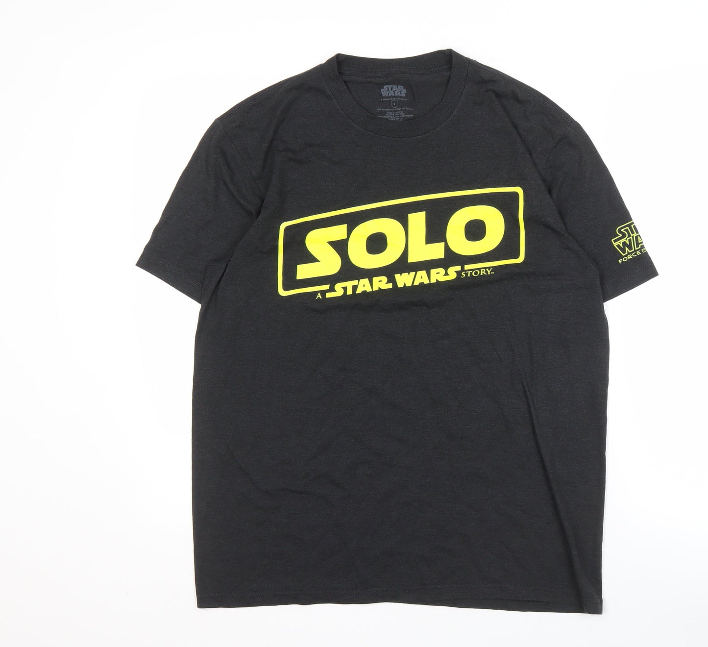 Star Wars Men's Black Small T-Shirt - Movie Logo