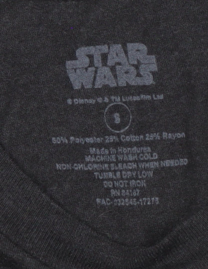 Star Wars Men's Black Small T-Shirt - Movie Logo