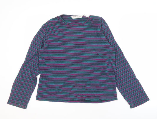 EWM Pure Classics Women's Striped Cotton Top, Size L