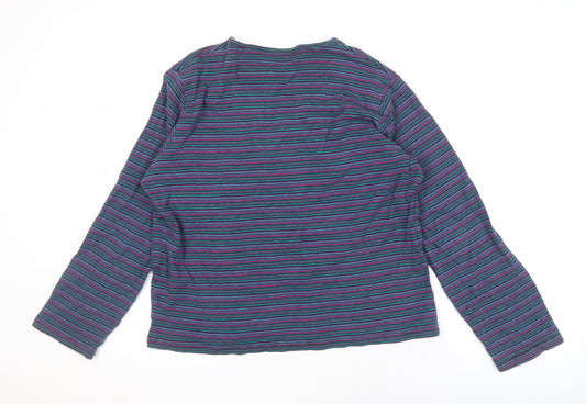 EWM Pure Classics Women's Striped Cotton Top, Size L