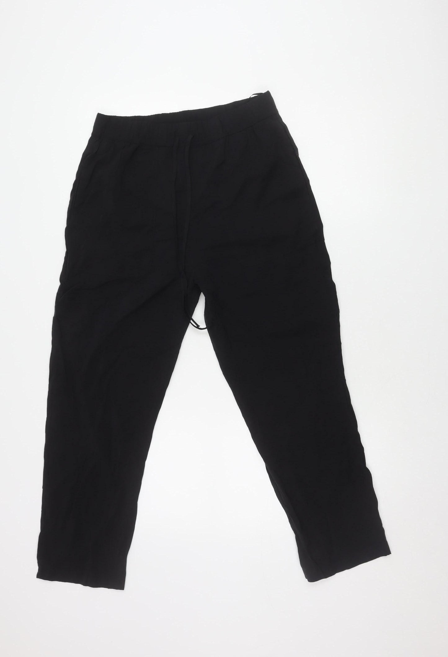 Womens UK Size M Zara   Black Trousers