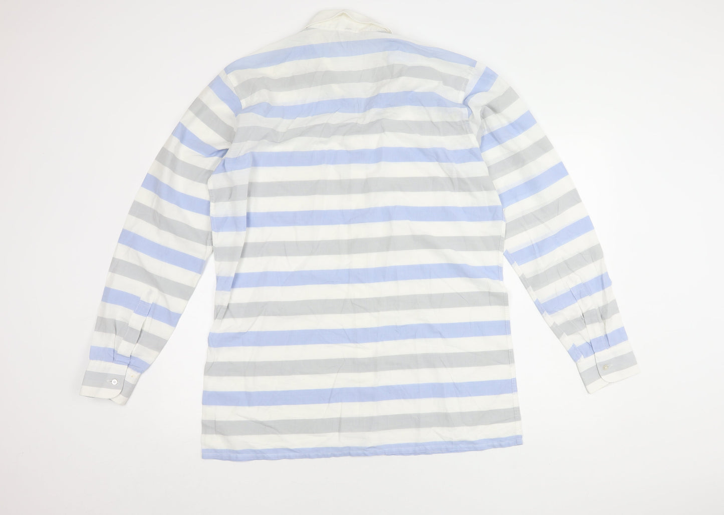 Jacques Britt Unisex Multicoloured Striped Button-Up Shirt