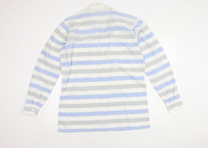 Jacques Britt Unisex Multicoloured Striped Button-Up Shirt