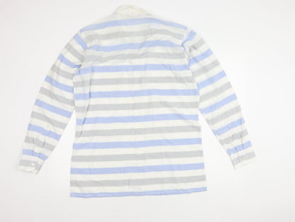 Jacques Britt Unisex Multicoloured Striped Button-Up Shirt