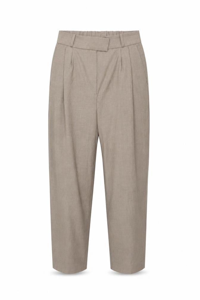 Womens UK Size 10 H&M Relaxed Fit Casual Beige Trousers