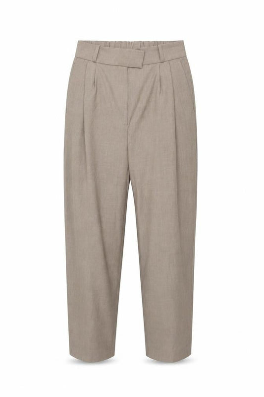 Womens UK Size 10 H&M Relaxed Fit Casual Beige Trousers