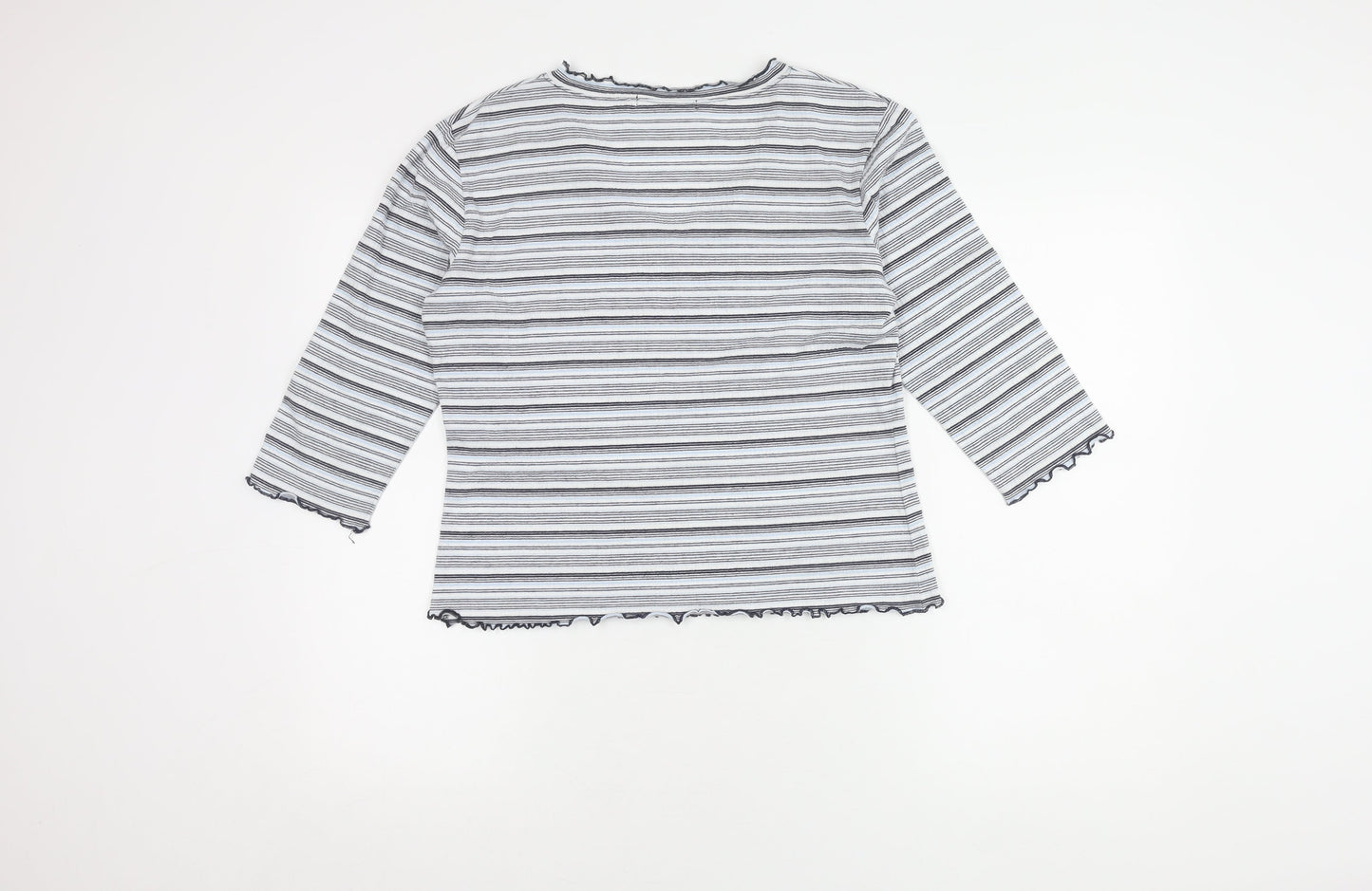 Womens UK Size M M&Co Multicoloured Basic T-Shirt