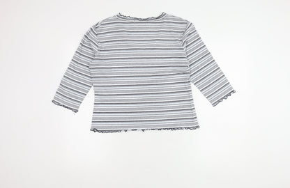 Womens UK Size M M&Co Multicoloured Basic T-Shirt
