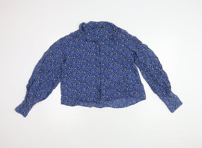 Womens UK Size 12 Zara Multicoloured Basic Blouse