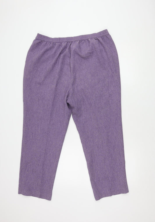 Womens UK Size 20 Honor Millburn   Purple Trousers