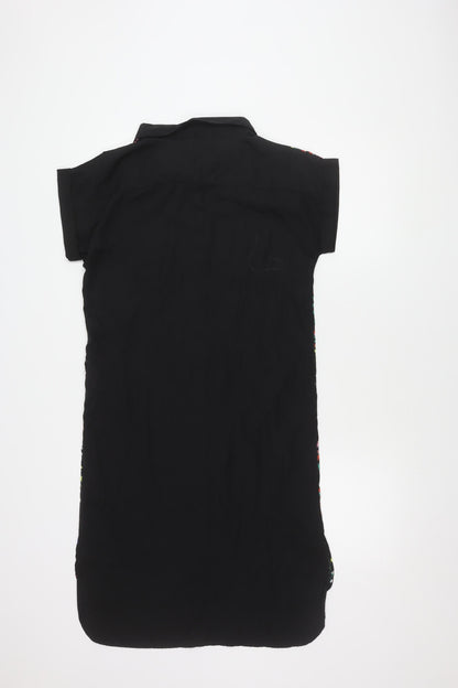 Very Girls' Black Multicoloured Floral Dress Size 15