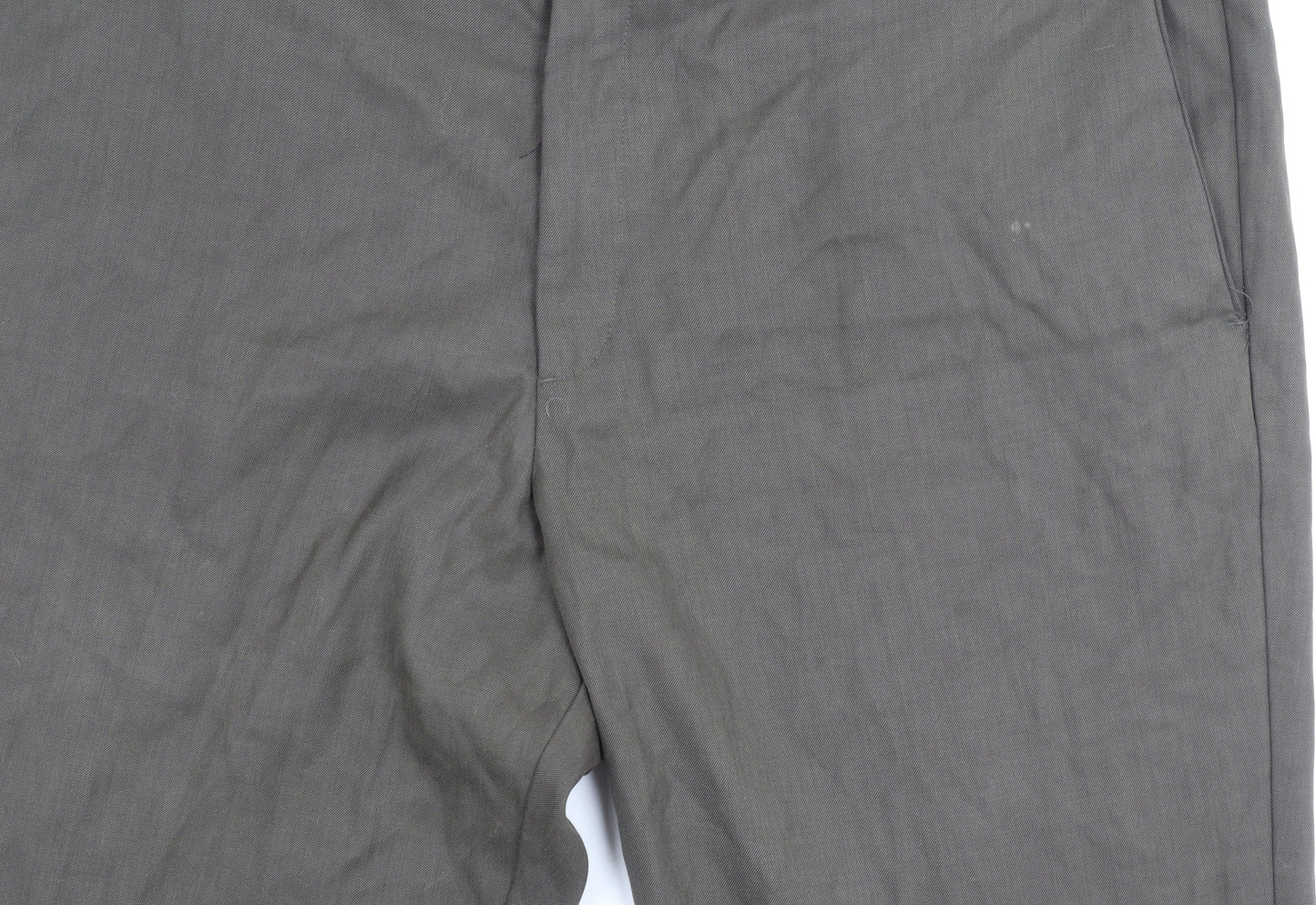 Dockers Men's Grey Relaxed Fit Trousers Size 44