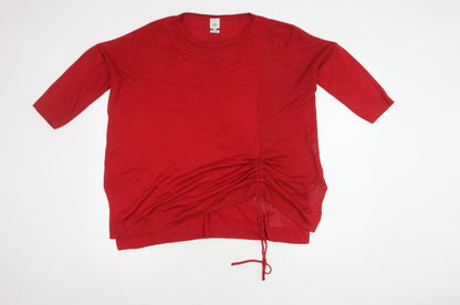 Womens UK Size 12 River Island Red Pullover Jumper