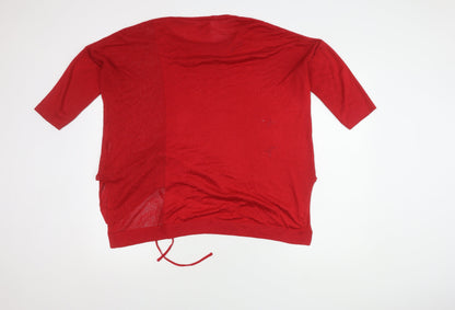 Womens UK Size 12 River Island Red Pullover Jumper