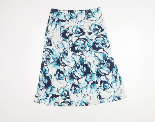 Classics Women's Multicoloured Size 12 A-Line Midi Skirt
