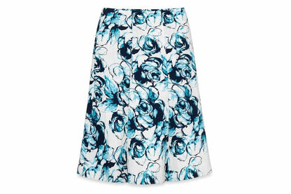 Classics Women's Multicoloured Size 12 A-Line Midi Skirt
