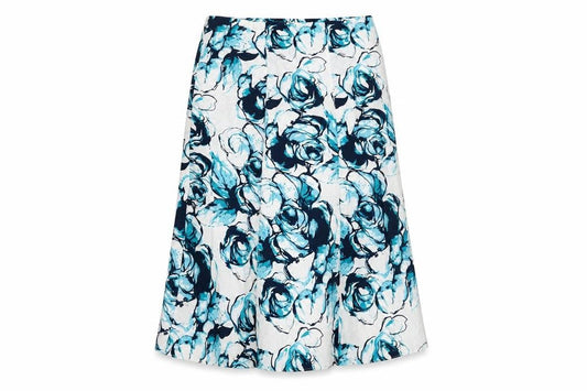 Classics Women's Multicoloured Size 12 A-Line Midi Skirt