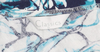 Classics Women's Multicoloured Size 12 A-Line Midi Skirt