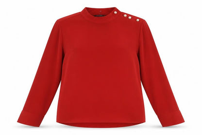 Womens UK Size 14 Zara Basic Red Basic