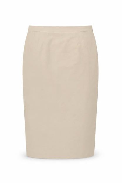 Marina Rinaldi Women's Beige Midi Pencil Skirt