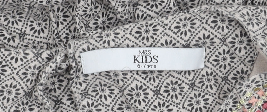 Marks and Spencer Girls Multicoloured Embroidered Dress