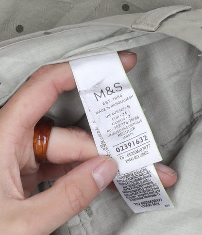 Womens UK Size 6 Marks and Spencer   Beige Trousers
