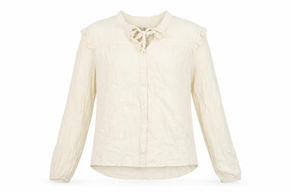 Womens UK Size M Monsoon Ivory Basic Blouse