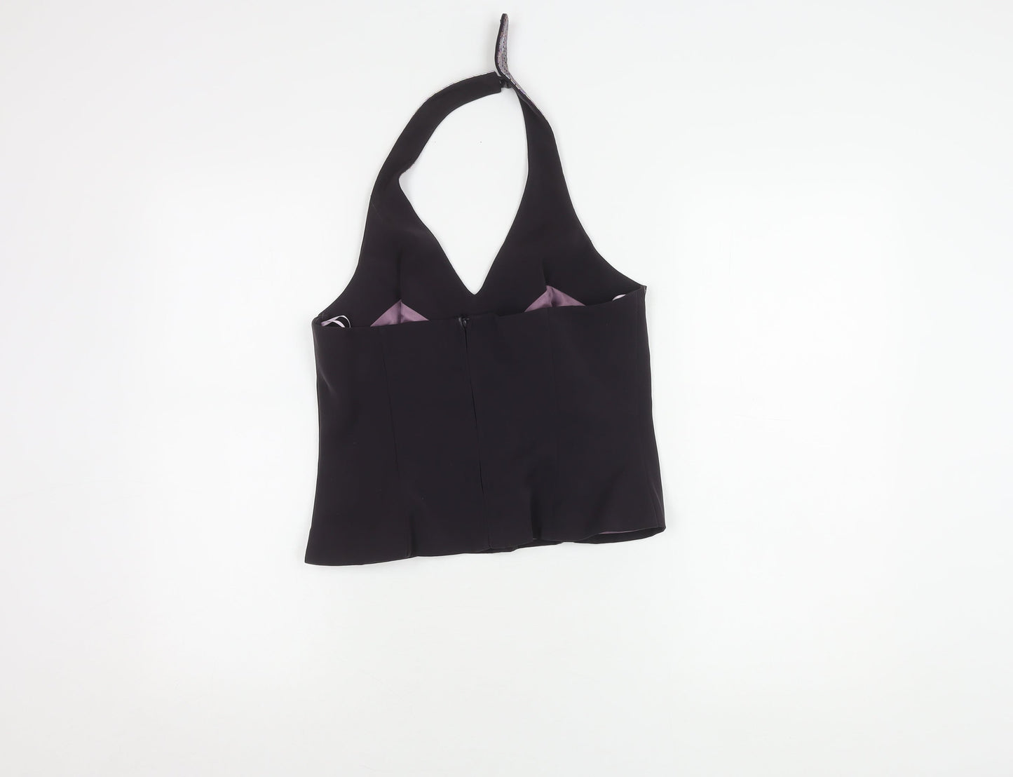Womens UK Size 12 NEXT Black Camisole Blouse