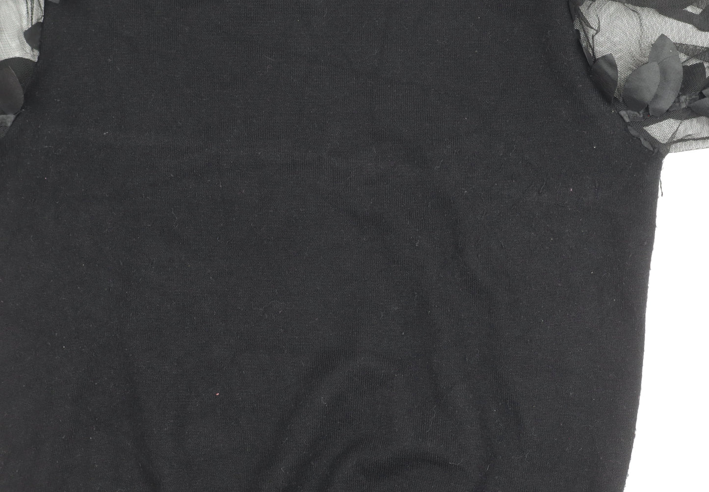 Womens UK Size S QED London Black Pullover Jumper