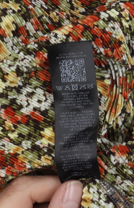 ASOS DESIGN Women's Multicoloured Floral Dress Size 4