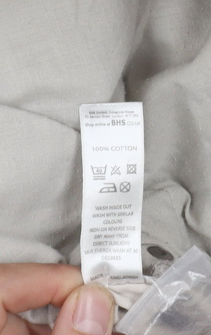 Womens UK Size 8 BHS Regular Fit  Grey Trousers