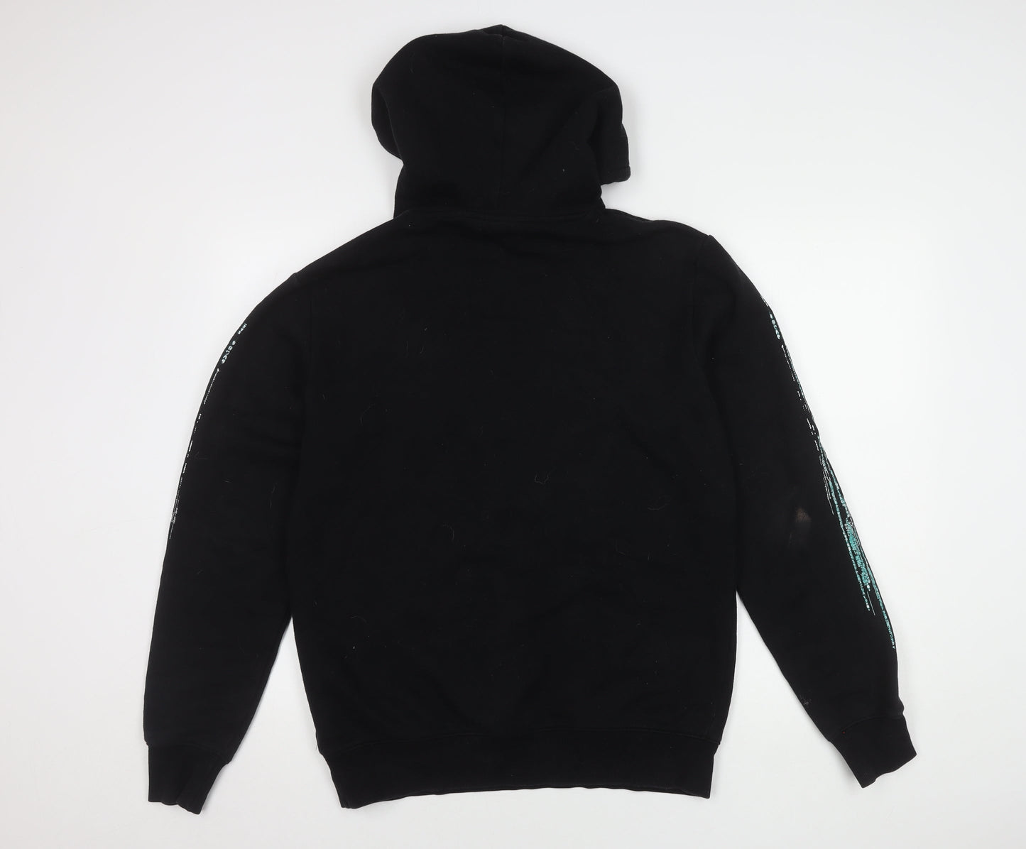 Mens UK Size S H&M Black Pullover Hoodie