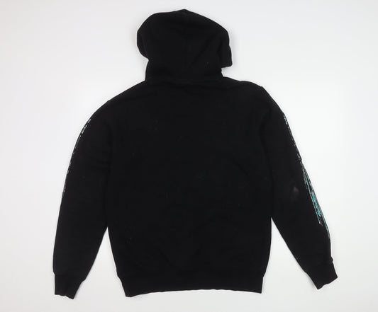 Mens UK Size S H&M Black Pullover Hoodie