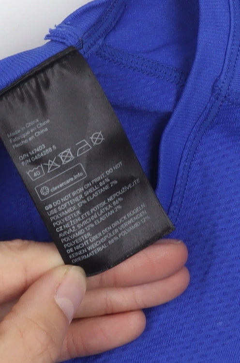 H&M Women's Blue Cropped Sport Top Size 12