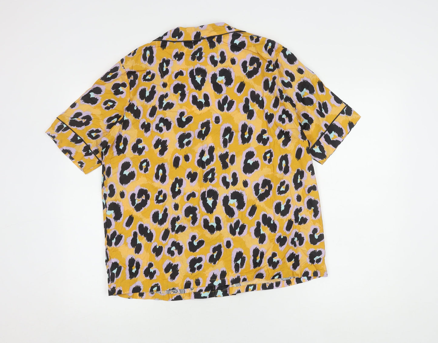 Next Women's Multicoloured Animal Print Pyjama Top Size 14