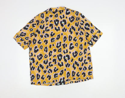 Next Women's Multicoloured Animal Print Pyjama Top Size 14