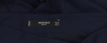 Mango Women's Blue Trousers Size 8