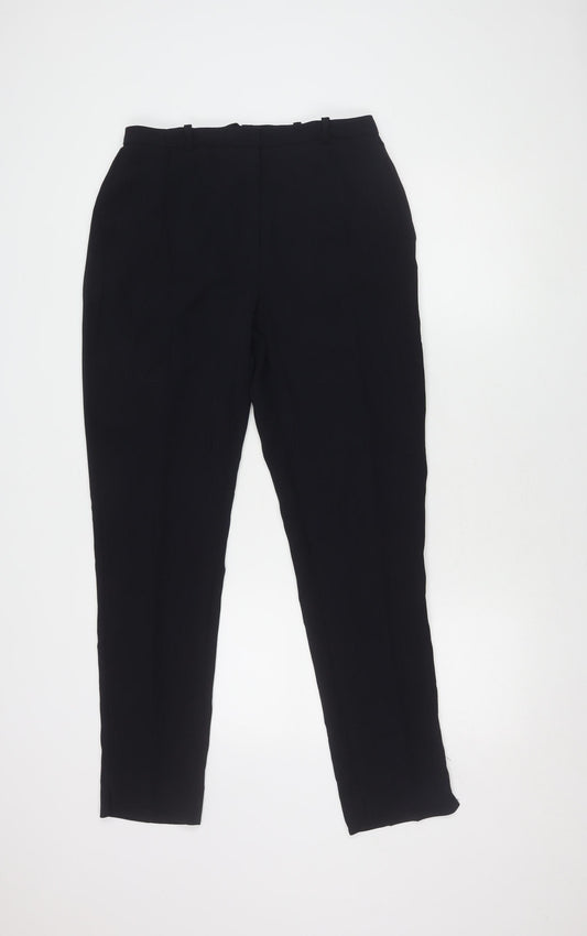 Mango Women's Black Straight Trousers Size 10
