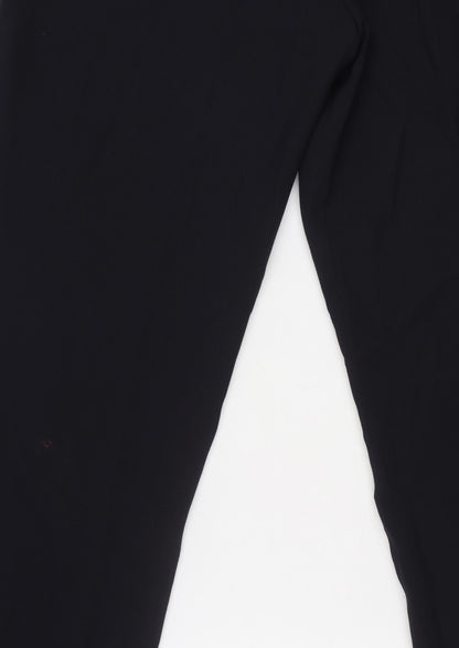 Mango Women's Black Straight Trousers Size 10