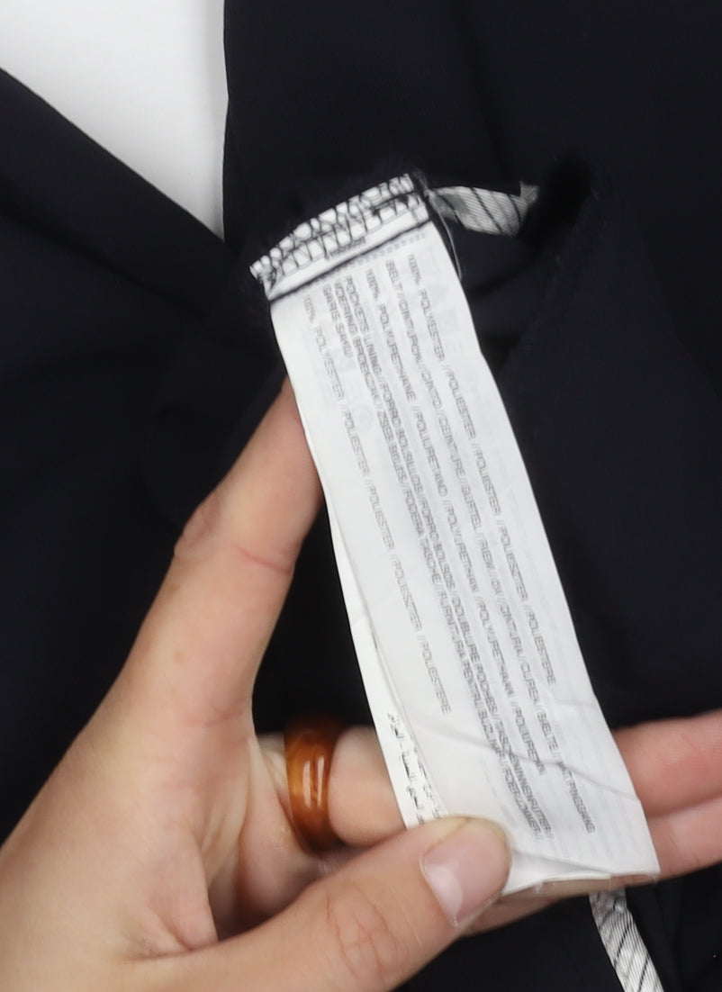 Mango Women's Black Straight Trousers Size 10