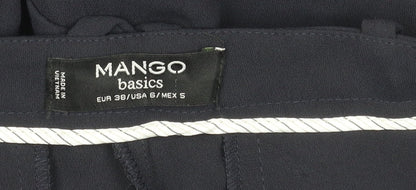 Mango Women's Black Straight Trousers Size 10