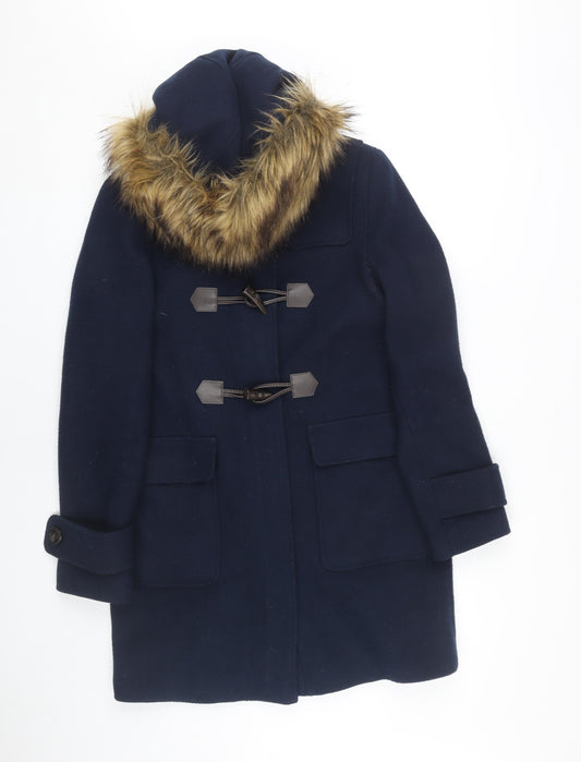 Womens UK Size 8 Marks and Spencer Blue Duffle
