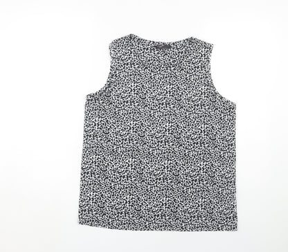 Womens UK Size 12 Marks and Spencer Black Basic Tank