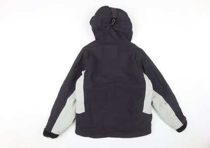 Halti Women's Black Hooded Jacket, Size 12, Winter Casual